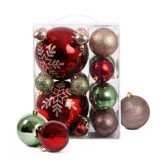 Foto 1 | Foto 1 | Esferas Para Árbol De Navidad Artego Super Mix De 22 Esferas Tamaños 15cmx2 8cmx4 7cmx4 5cmx4 4cmx8 Mix Línea Paladium