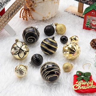 Foto 6 | Foto 6 | Esferas Navideñas Lab.G Negro con Dorado 100 Piezas
