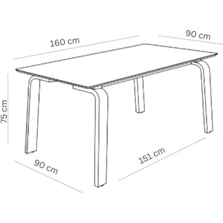 Foto 4 | Foto 4 | Mesa de Comedor Midtown Concept de Roble