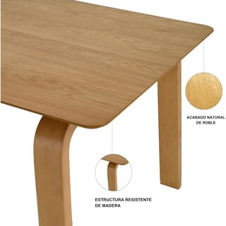 Foto 5 | Foto 5 | Mesa de Comedor Midtown Concept de Roble