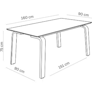 Foto 7 | Foto 7 | Mesa de Comedor Midtown Concept de Roble
