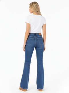 Foto 1 | Foto 1 | Jeans Acampanado Flare Liso Mezclilla Obs Para Mujer