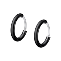 Pendientes Lotus Style Men's Earrings Para Hombre Ls2174-4/3 Negro