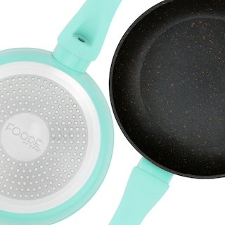 Foto 2 | Foto 2 | Batería De Cocina Ready Cook Aluminio Antiadherente Tipo Mármol Tapa Con Válvula De Vapor 10 Pzas