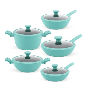 Foto 3 | Foto 3 | Batería De Cocina Ready Cook Aluminio Antiadherente Tipo Mármol Tapa Con Válvula De Vapor 10 Pzas