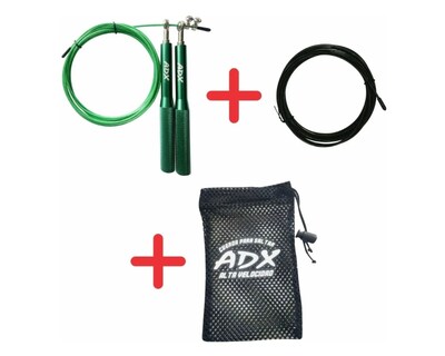 Foto 1 | Foto 1 | Adx Cuerda Aluminio Alta Velocidad 3mt+repuesto+bolsa Malla