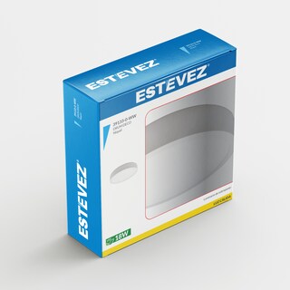 Foto 7 | Foto 7 | Estevez  Luminaria Drum Deco  Para Sobreponer En Techo  Led 18 Watts  2 700k  Protección Ip20  Color Blanco