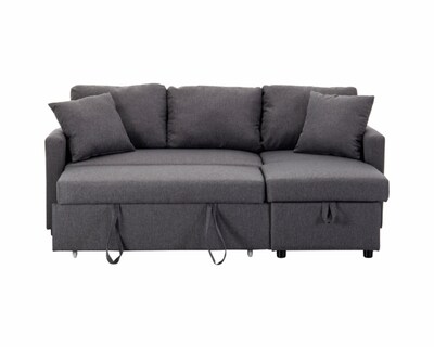 Foto 5 | Foto 5 | Sofá Cama Easy Living Modelo Segovia Con Almacenamiento  Color Gris Claro