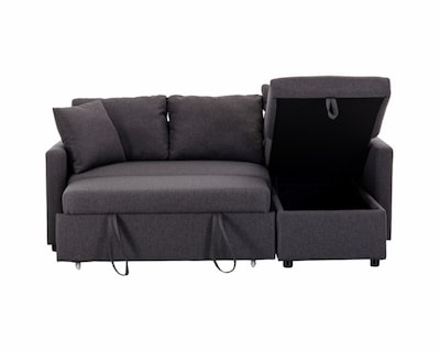 Foto 3 | Foto 3 | Sofá Easy Living Modelo Segovia Con Almacenamiento  Gris Oscuro