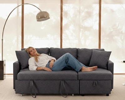 Foto 7 | Foto 7 | Sofá Easy Living Modelo Segovia Con Almacenamiento  Gris Oscuro