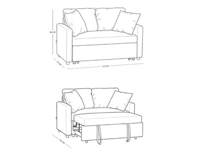 Foto 8 | Foto 8 | Sofá Easy Living Modelo Bren Gris Oscuro