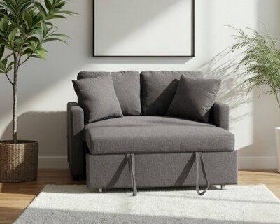 Foto 7 | Foto 7 | Sofá Cama Easy Living Modelo Bren Gris Claro