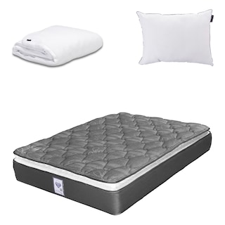 Foto 1 | Foto 1 | Colchón Spring Air Aries Queen Size + Almohada One + Protector Cloud