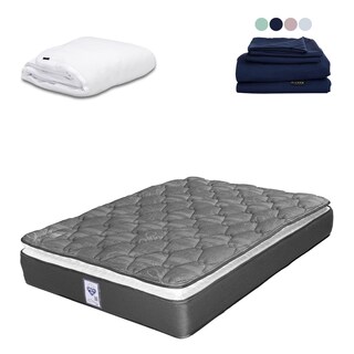 Foto 1 | Foto 1 | Colchón Spring Air Aries Matrimonial + Protector Cloud + Sábanas Softy