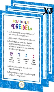 Foto 4 | Foto 4 | Draydel De Madera De Hanukkah Paquete De 30 Unidades Con Transliteración En Inglés - Venta Internacional.