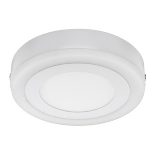 Foto 1 | Foto 1 | Estevez  Luminaria Led Para Sobreponer  Drum Halo Led  135 Mm  6 Watts + 3 Watts  4000k  Color Blanco