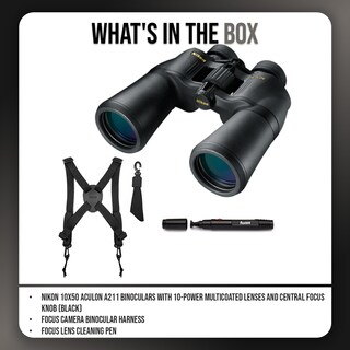 Foto 7 | Foto 7 | Binoculares Nikon Aculon A211 Paquete De Lentes Multicapa De 10 X 50 - Venta Internacional.