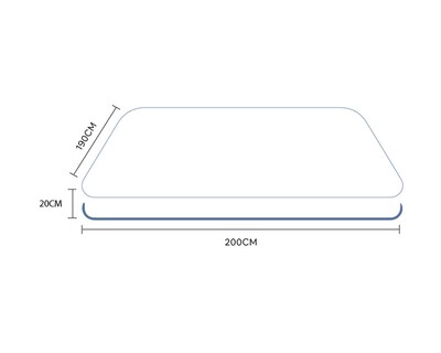 Foto 7 | Foto 7 | Colchón King Size Element Cloud Memory Foam En Caja