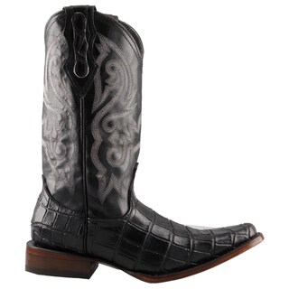 Foto 1 | Foto 1 | Bota Vaquera Caballero Desert Boots Bh903 Negro  En Piel Para Hombre Talla 25 A 30 M