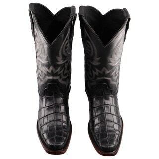 Foto 6 | Foto 6 | Bota Vaquera Caballero Desert Boots Bh903 Negro  En Piel Para Hombre Talla 25 A 30 M