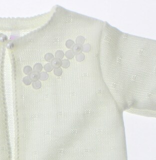 Foto 3 | Foto 3 | Suéter Para Niña Chicos Olé 4008 Blanco Elegante Con Flores