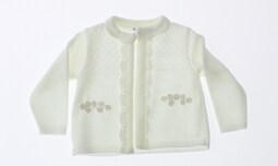 Suéter Para Niña Chicos Olé 4007 Blanco Elegante