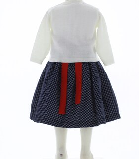 Foto 5 | Foto 5 | Suéter Para Niña Chicos Olé 4008 Blanco Elegante Con Flores