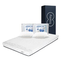 Colchón En Caja Restonic Trinity Queen Size + 2 Almohadas Osos