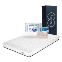 Colchón En Caja Restonic Trinity Queen Size + Almohada Osos + Sábanas Basic