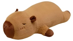 Almohada De Felpa De Peluche Capibara Larga Para Dormir 70cm - Marrón