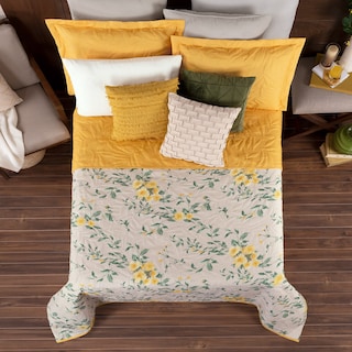 Foto 3 | Foto 3 | Edredón Ligero Esquimal Individual Pinsonic Doble Vista Con Fundas De Almohada Tropical