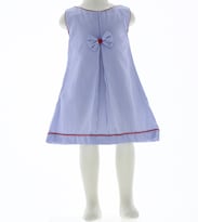 Vestido Para Niña Chicos Olé 4010 Azul Elegante