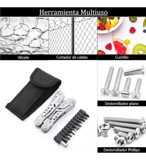 Foto 2 | Foto 2 | Alicate  Lab.g Multiherramienta Plegable Cortador Desarmador Pinza Plateado