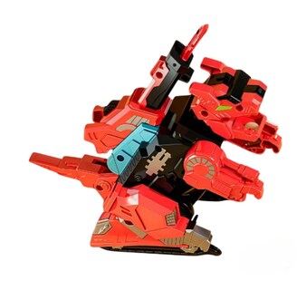 Foto 1 | Foto 1 | Coche Transformable Xtellar Tiranosaurio Rex Rojo 2 En 1 – Dinosaurio Y Vehículo Moderno