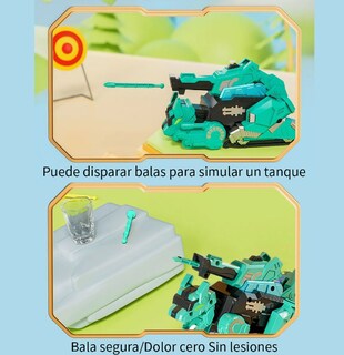 Foto 3 | Foto 3 | Coche Transformable Xtellar Tiranosaurio Rex Rojo 2 En 1 – Dinosaurio Y Vehículo Moderno