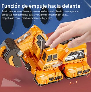 Foto 4 | Foto 4 | Coche Transformable Xtellar Braquiosaurio Verde 2 En 1 – Dinosaurio Y Vehículo Moderno