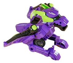 Coche Transformable Xtellar Pterosaurio Morado 2 En 1 – Dinosaurio Y Vehículo Moderno