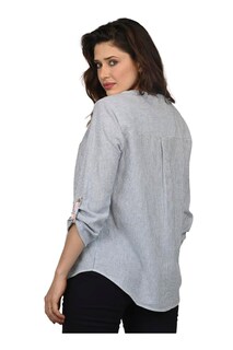 Foto 4 | Foto 4 | Blusa Ferrioni Azul Dama