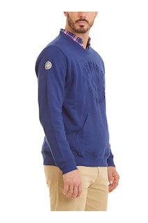 Foto 2 | Foto 2 | Sudadera Ferrioni Azul Caballero