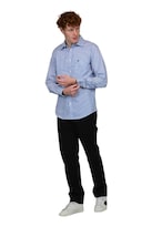 Camisa Ferrioni Azul Caballero