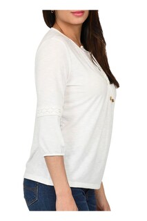 Foto 2 | Foto 2 | Playera Ferrioni Blanco Dama