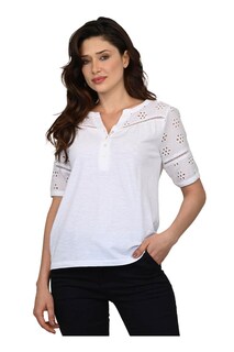 Foto 3 | Foto 3 | Playera Ferrioni Blanco Dama