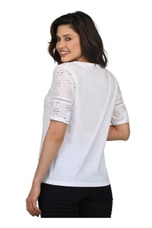 Foto 4 | Foto 4 | Playera Ferrioni Blanco Dama