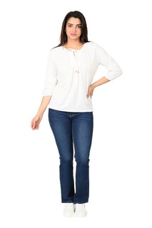 Foto 1 | Foto 1 | Playera Ferrioni Blanco Dama