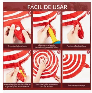 Foto 2 | Foto 2 | 30globos De Aluminio Navideños Xtellar Grandes Caramelos Con Cintas