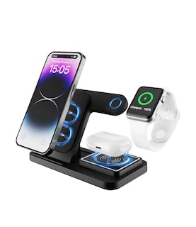 Foto 1 | Foto 1 | Cargador Inalámbrico 3 En 1 Compatible Para Iphone