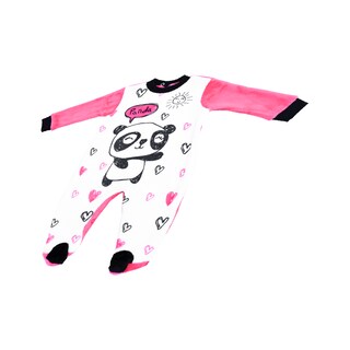 Foto 2 | Foto 2 | Mameluco Bebe Niña Panda Corazones Rosa