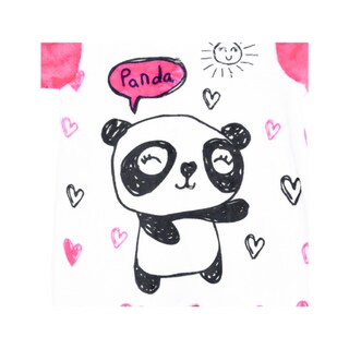 Foto 3 | Foto 3 | Mameluco Bebe Niña Panda Corazones Rosa