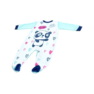 Foto 2 | Foto 2 | Mameluco Bebe Niña Panda Corazones Azul