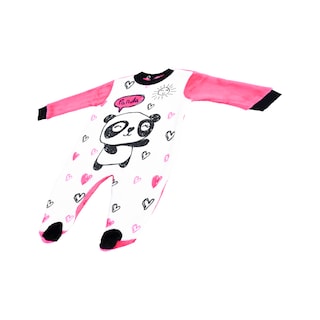 Foto 2 | Foto 2 | Mameluco Bebe Niña Panda Corazones Rosa